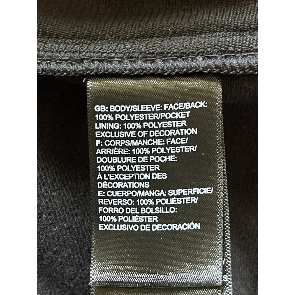 The North Face Mens Soft Shell JacketSize XL Black Full Zip Outdoor Company Logo
